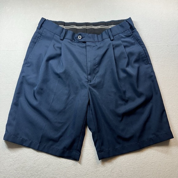 Jos. A. Bank Other - Jos A Bank Mens Leadbetter Golf Shorts Blue Performance Flat Front Size 35